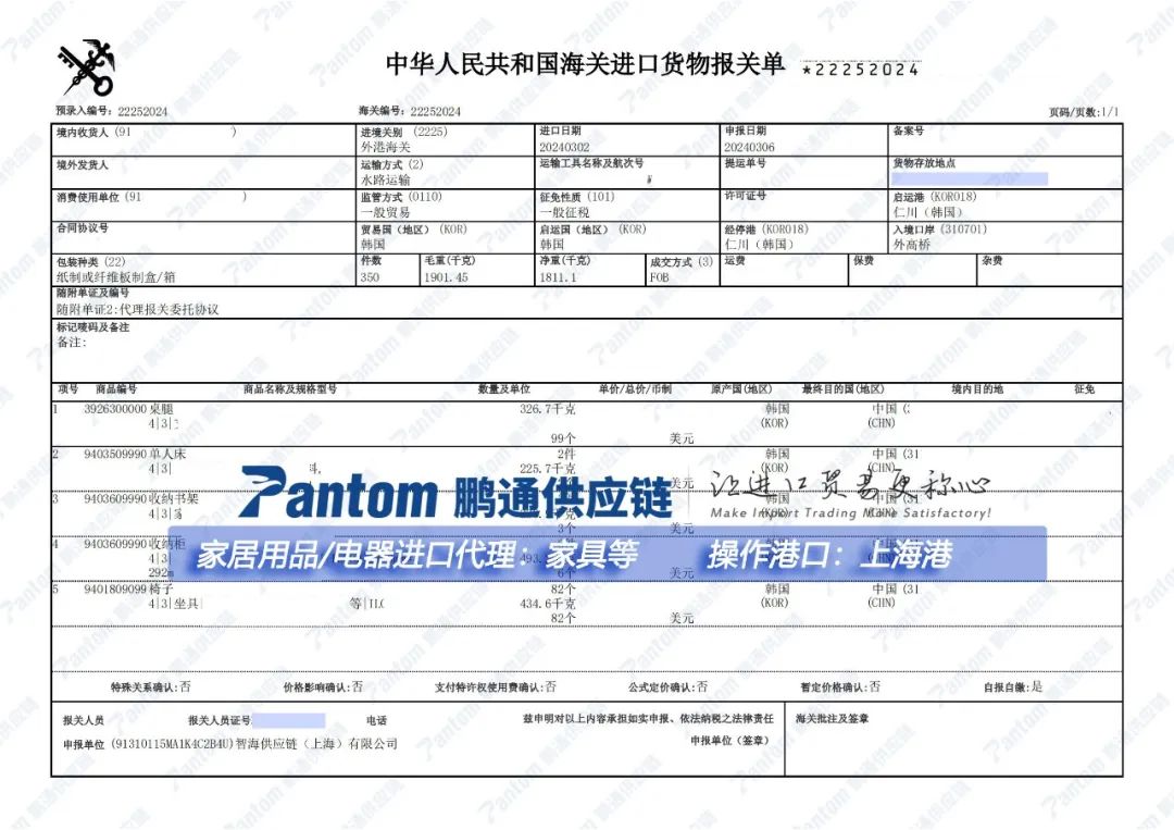 【進(jìn)口案例】如何在上海港高效完成家具進(jìn)口清關(guān)？（附詳細(xì)流程）